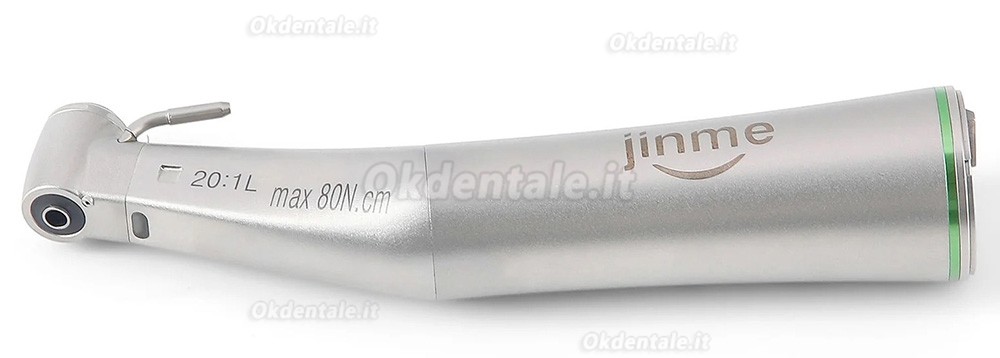 Manipolo contrangolo anello verde per impianto Jinme W201L a fibra ottica LED 20:1